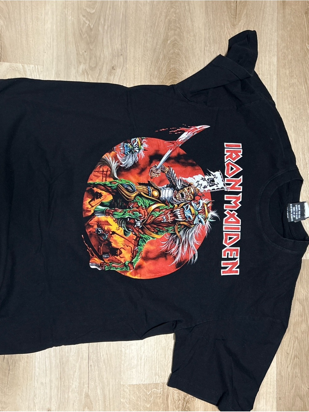 Black Graphic Band Tee - Black